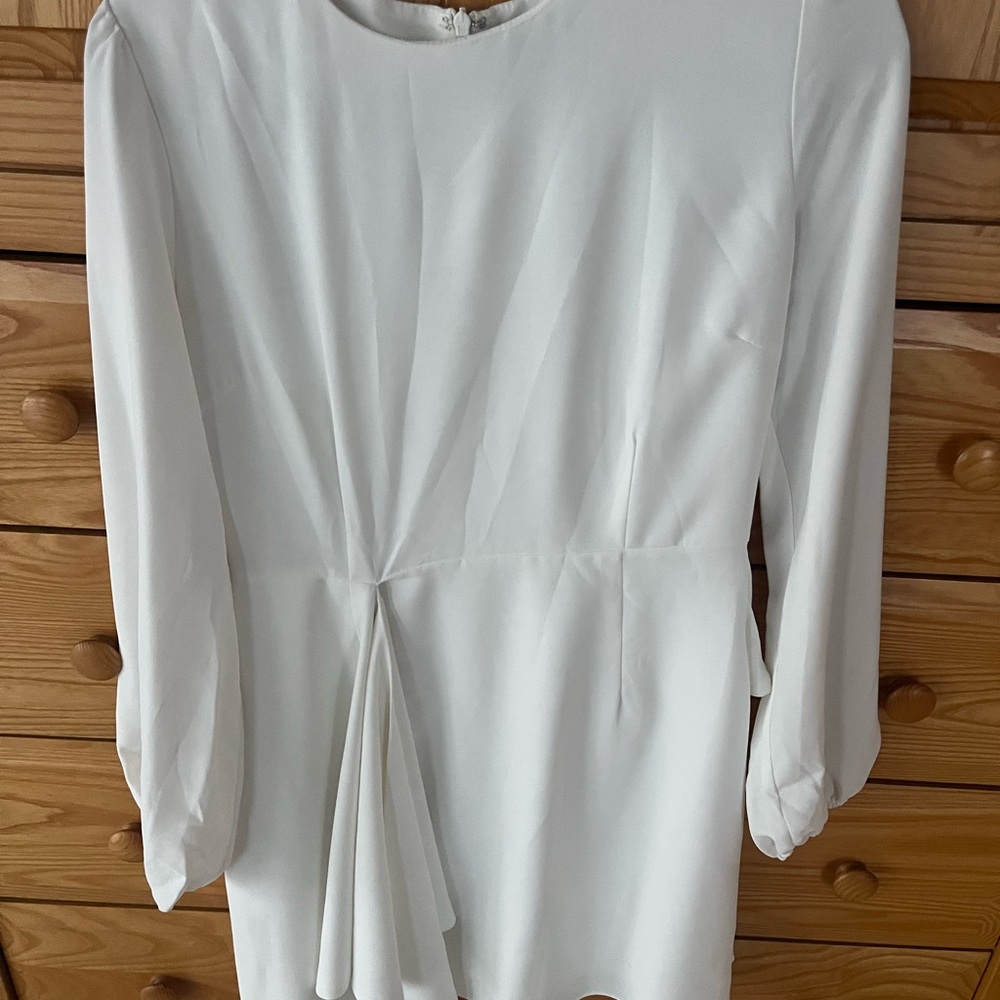 Lulu's Classic White Skater’s Dress. Like new.